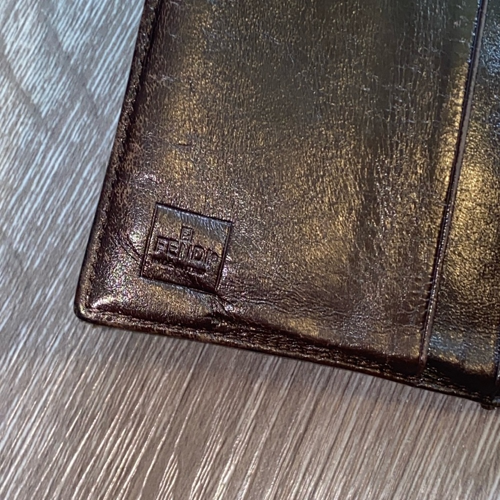 Fendi Brown Zucca Monogram Vintage Wallet - Picture 11 of 16